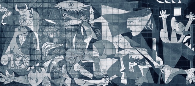 Detail from Picasso's Guernica